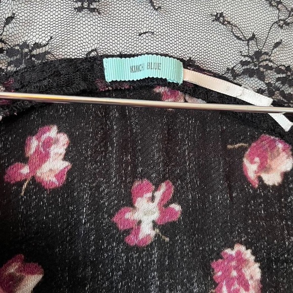 Kimchi Blue Black Floral Wildflower Lace Dress ASO Violet Harmon - Picture 4 of 6